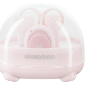 Kit de manicure para bebê Ursinho Rosa