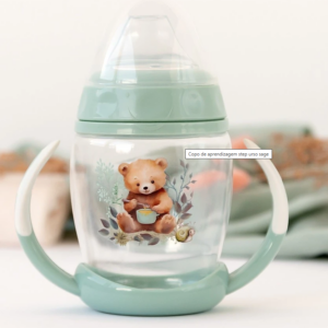 Copo de aprendizagem step urso sage NOVO