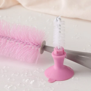 Limpa biberões rosa e cinza NOVO