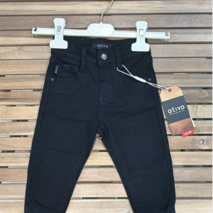 CALÇA JEANS PRETA PARA BEBÉ